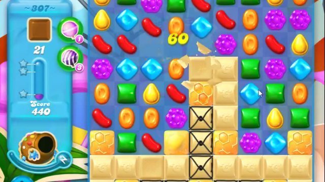 how to beat level 307 on candy crush soda saga