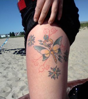 Oberschenkel tattoos frauen 250+ Tattoos