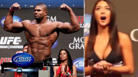 Arianna Celeste Wird Beim Wiegen Von Alistair Overeem Vollig Verruckt